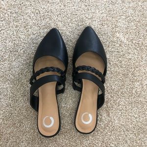 Braided slip on flats